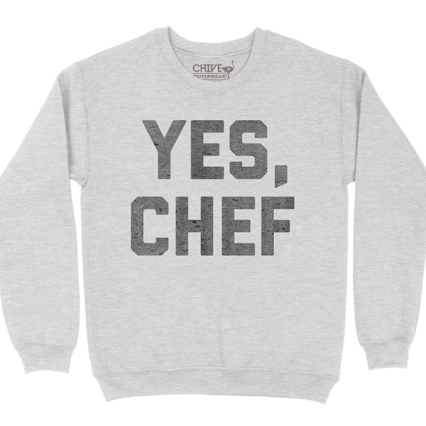 Yes, Chef Unisex Pullover Crewneck
