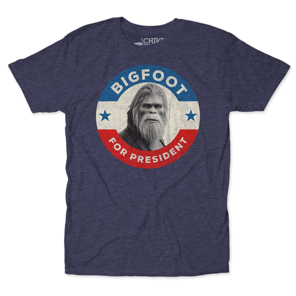 Bigfoot For President Unisex Tee