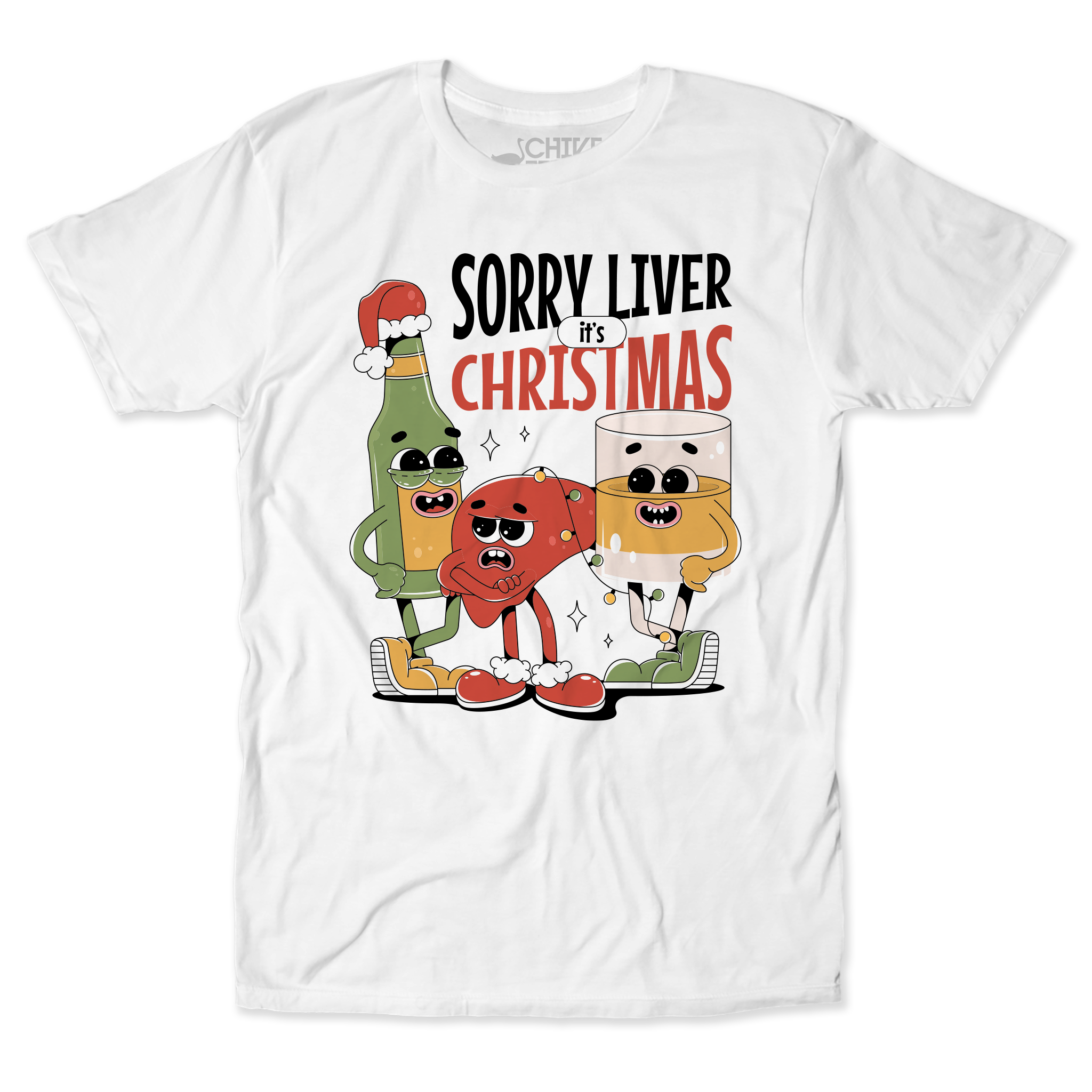 Sorry Liver It's Christmas Unisex Tee – The Chivery