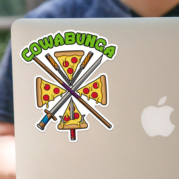 Ninja Pizza Sticker