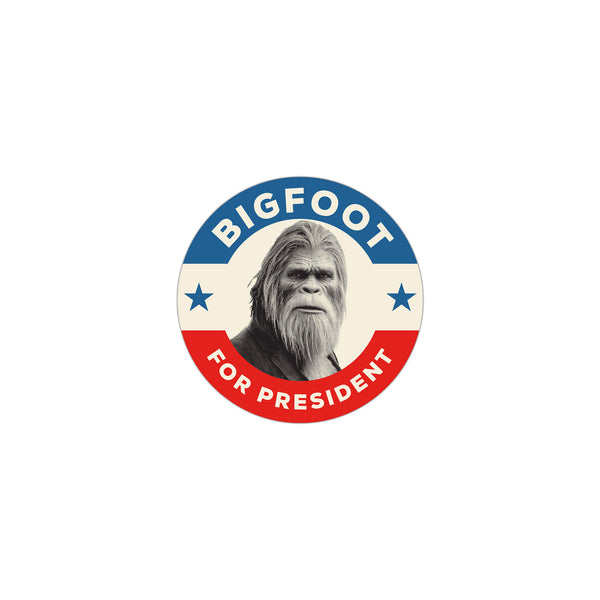 Bigfoot For President Sticker