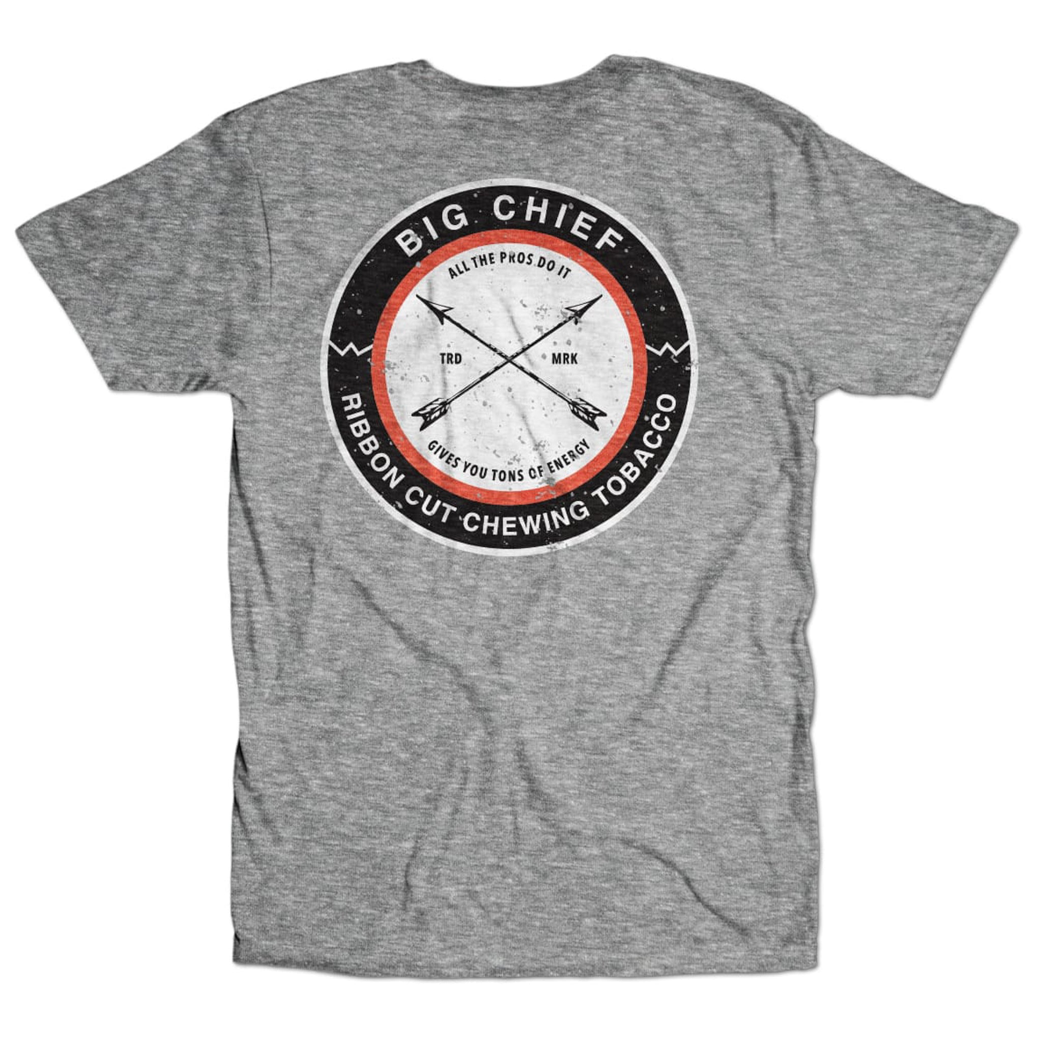 is big chief chewing tobacco real Big Chief Tee Mens / Grey / Small is big chief chewing tobacco real Big Chief Tee Mens / Grey / Small