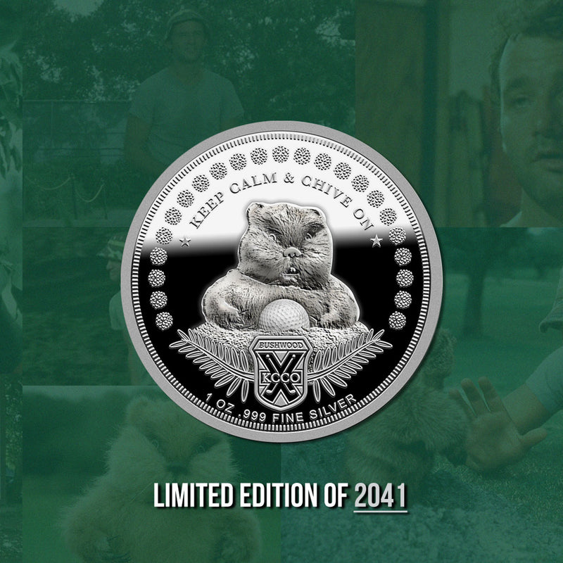 World's First Caddyshack Silver Coin 1 oz