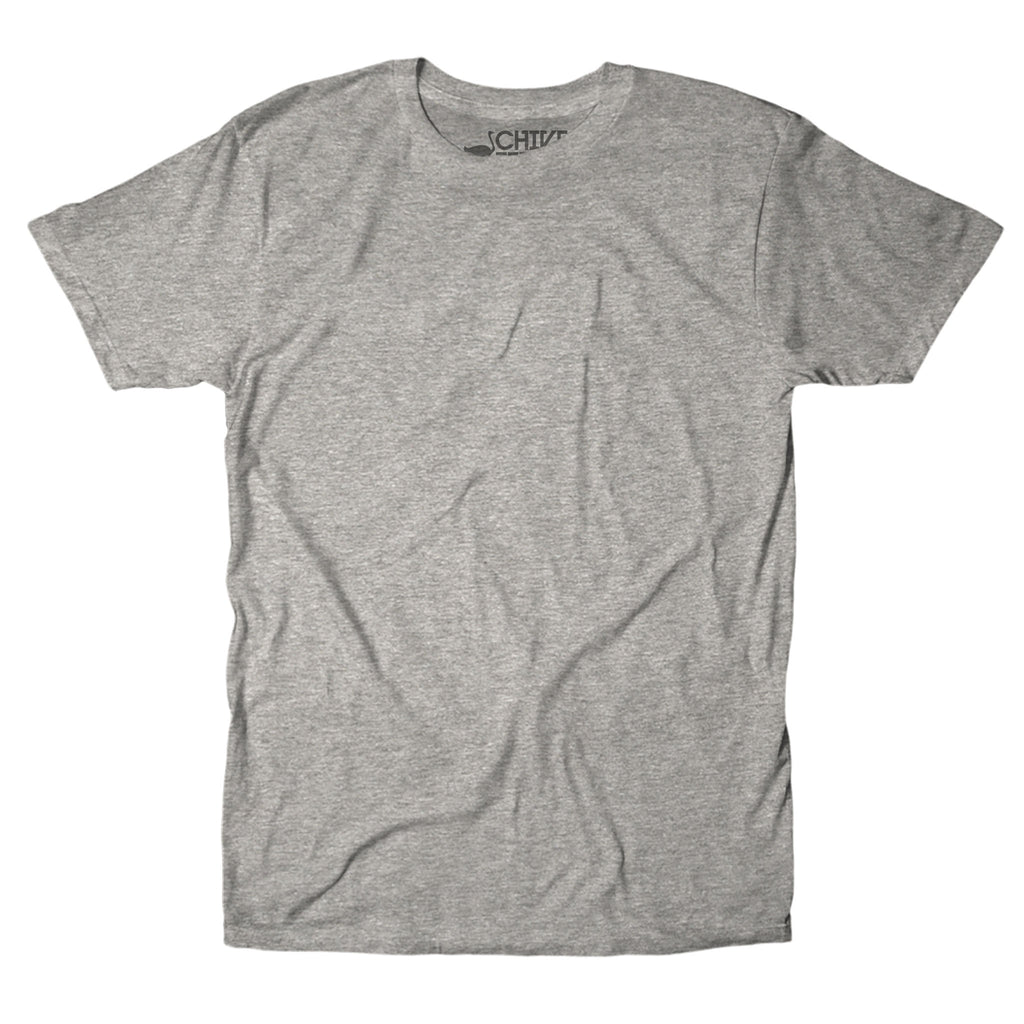 Chive NudiTee – Ultra-Soft Premium Plain T-Shirt - Grey – The Chivery