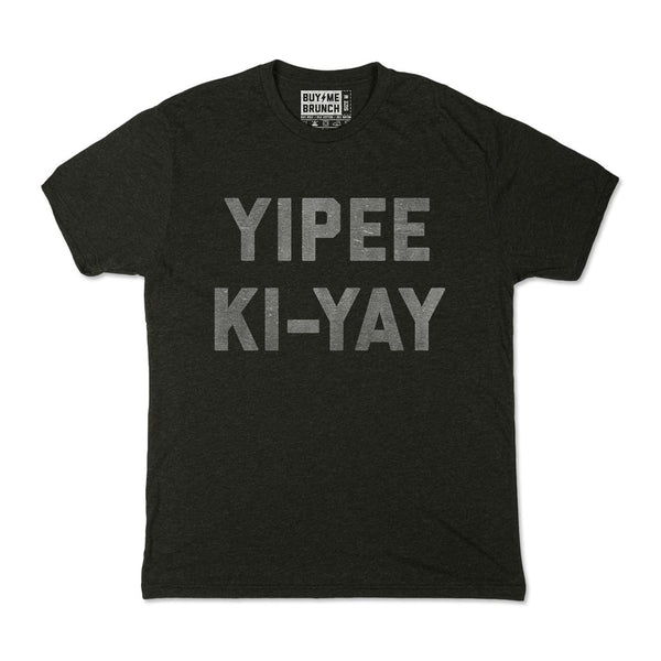 【YESEYESEE】PJW MAGICIAN TEE / CHARCOAL Men's Yipee Ki-Yay Tee – The Chivery