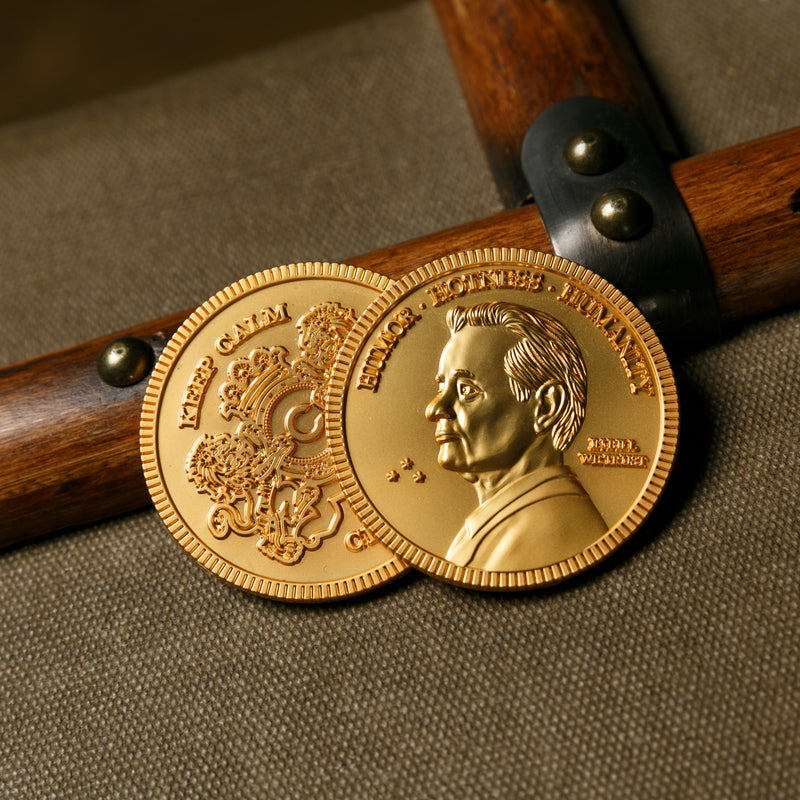 BFM Matte Gold Coin