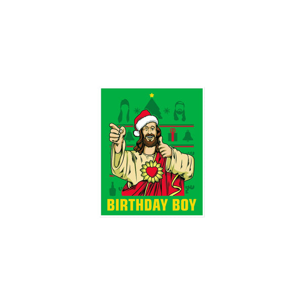 Buddy Christ Birthday Sticker