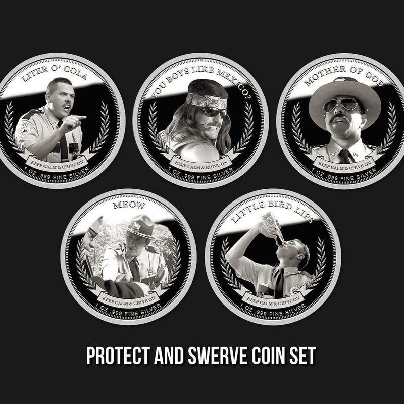 Silver Coin Reeves Security Feature Protect and Swerve Silver Coin Set – The Chivery