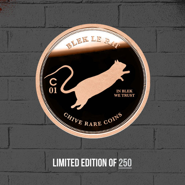 Blek Le Rat Warrior Copper Coin 1 oz