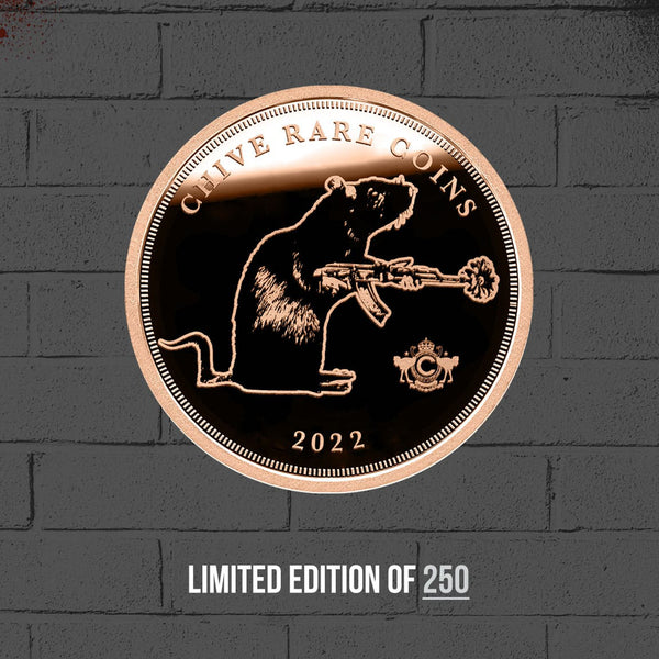 Blek Le Rat Warrior Copper Coin 1 oz