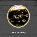 Blek Le Rat Warrior Gold Coin 1 oz