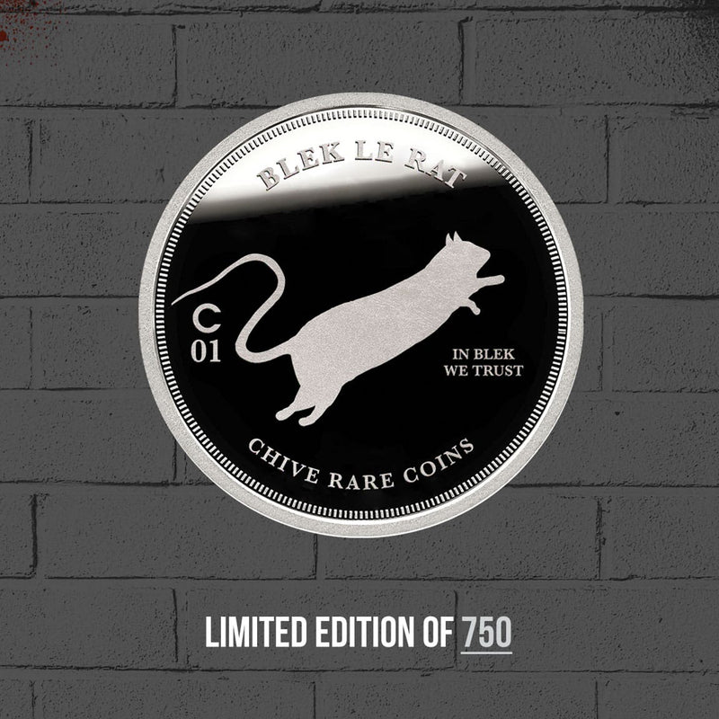 Blek Le Rat Warrior Silver Coin 1 oz