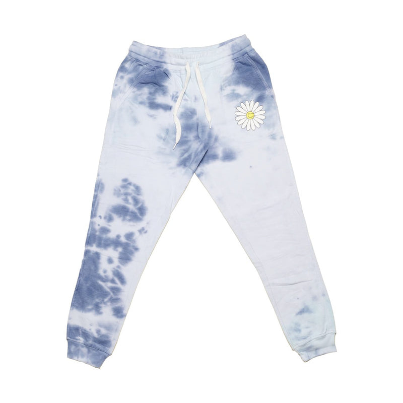 Chive C Flower Seasisde Blue Tie Dye Jogger