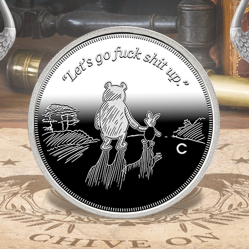 Let's Go F*ck Sh*t Up Silver Coin 1/10oz
