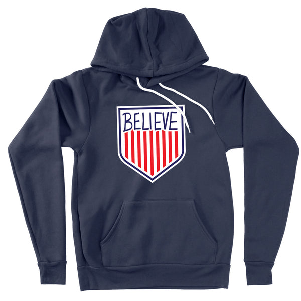 Believe Crest Unisex Pullover Hoodie