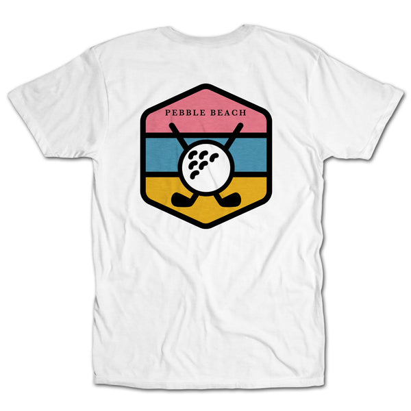 Pebble Beach Badge Unisex Tee