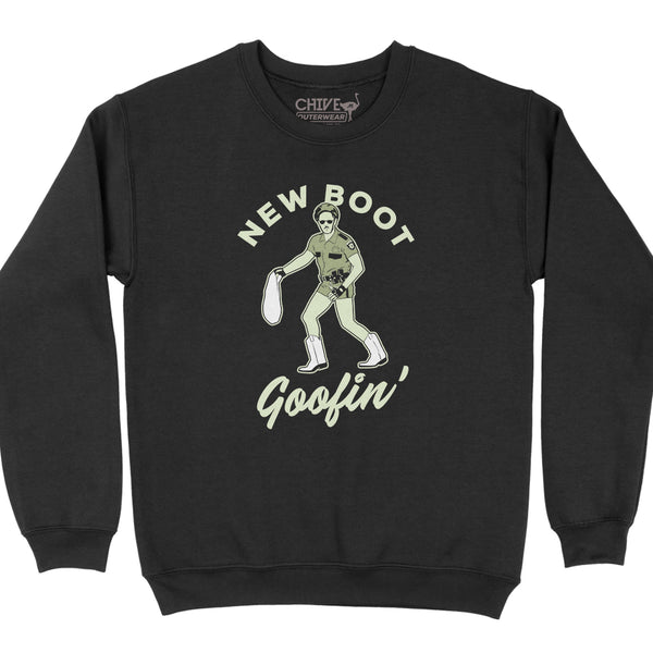 Mew Boot Goofin' Unisex Pullover Crewneck