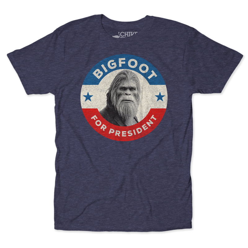 Bigfoot For President Unisex Tee