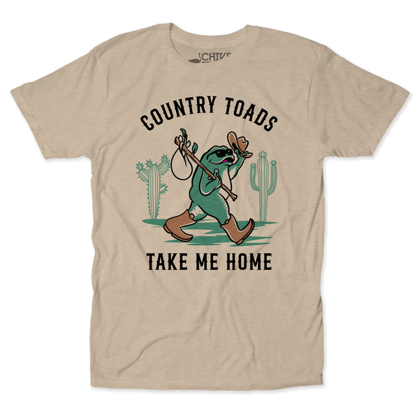 Country Toads Take Me Home Unisex Tee