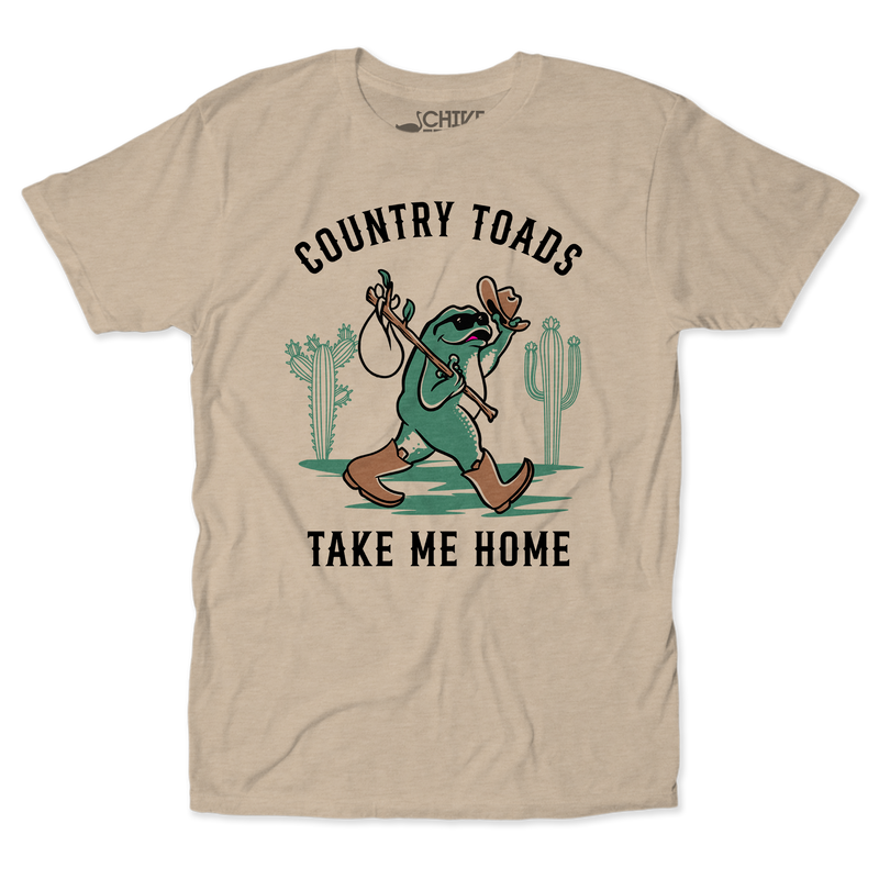 Country Toads Take Me Home Unisex Tee