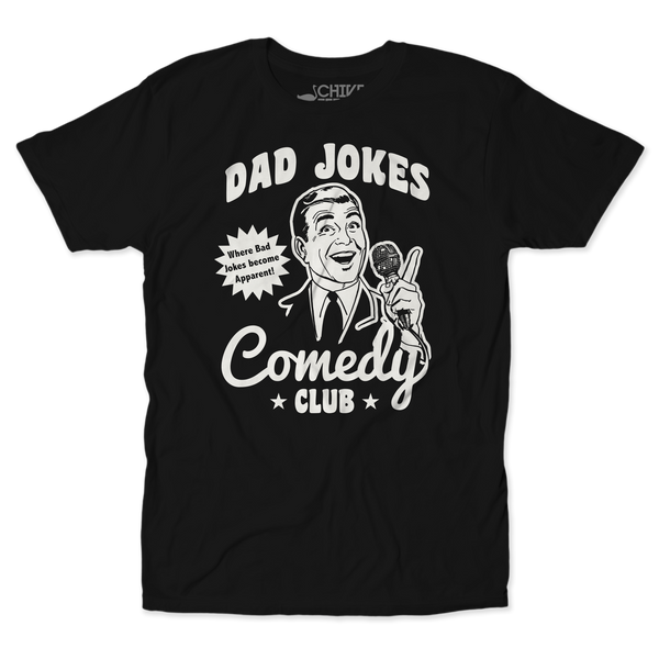 Dad Jokes Comedy Club Unisex Tee