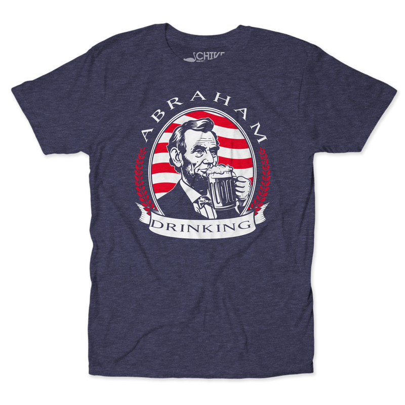 Abraham Drinking Unisex Tee