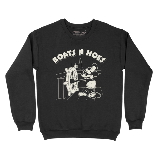 Boats N Hoes Unisex Pullover Crewneck