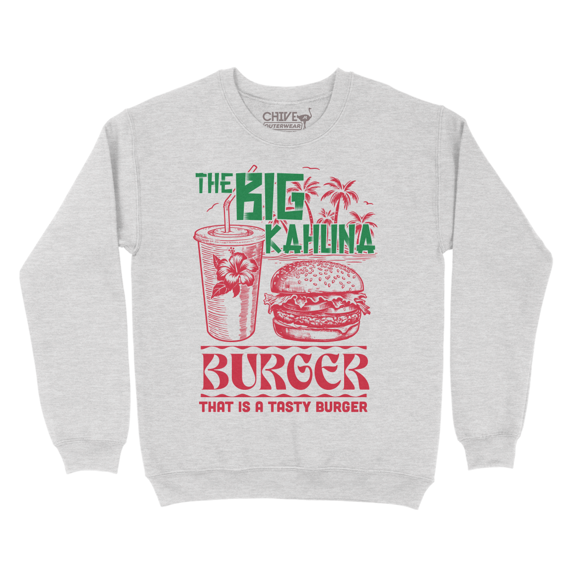 Tasty Burger Unisex Pullover Crewneck – The Chivery