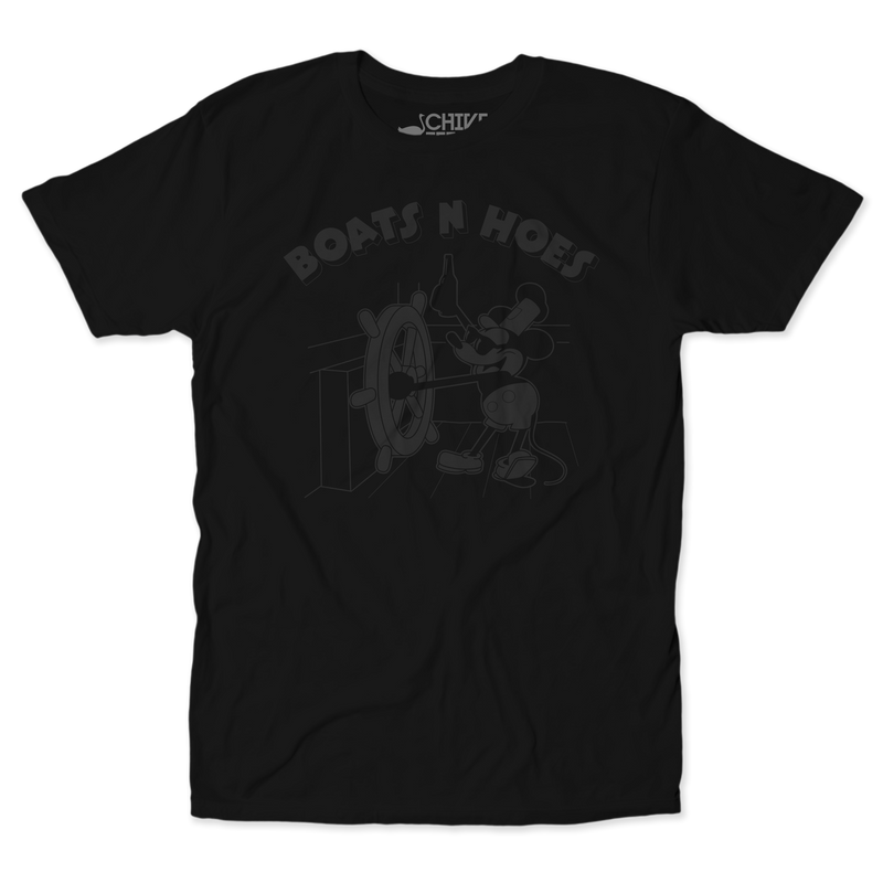 Boats N Hoes Blackout Tee