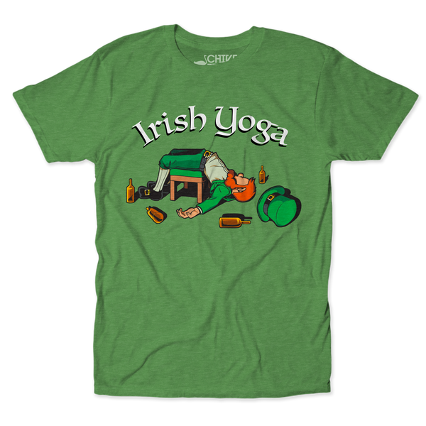 Funny Irish Yoga St Patricks Day Green T-Shirt Funny Irish Yoga St Patricks Day Green T-Shirt