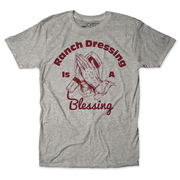 ranch dressing shirt Tee Mens / Grey / Medium I’m 58 and this Size:42 in. Instant Message flight attendant