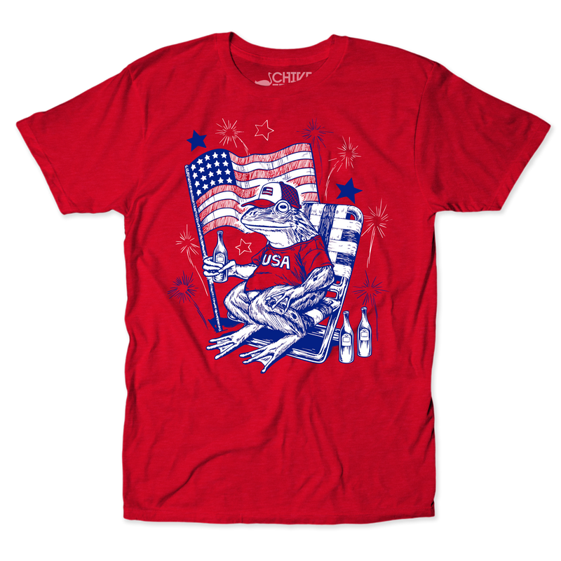 USA Frog Unisex Tee
