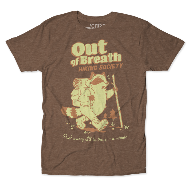 Out Of Breath Hiking Society Unisex Tee