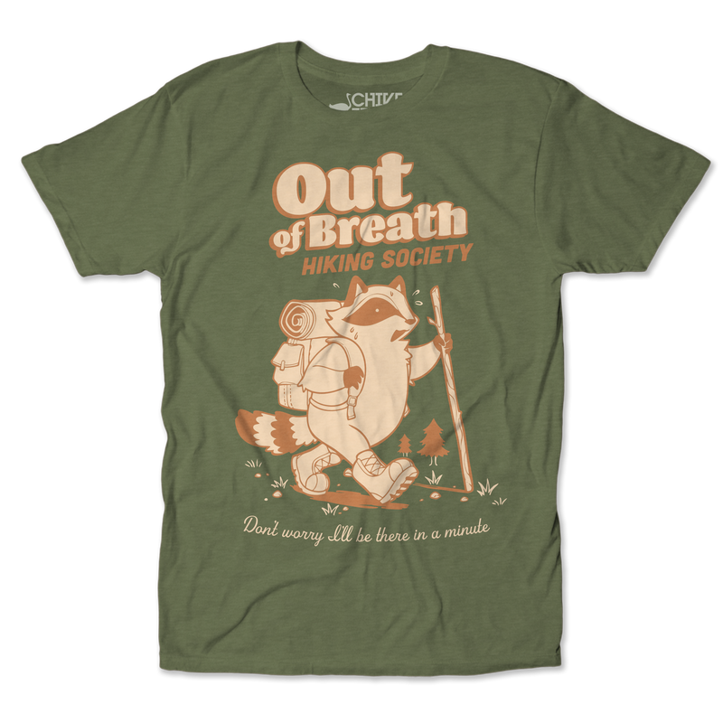 Out Of Breath Hiking Society Unisex Tee