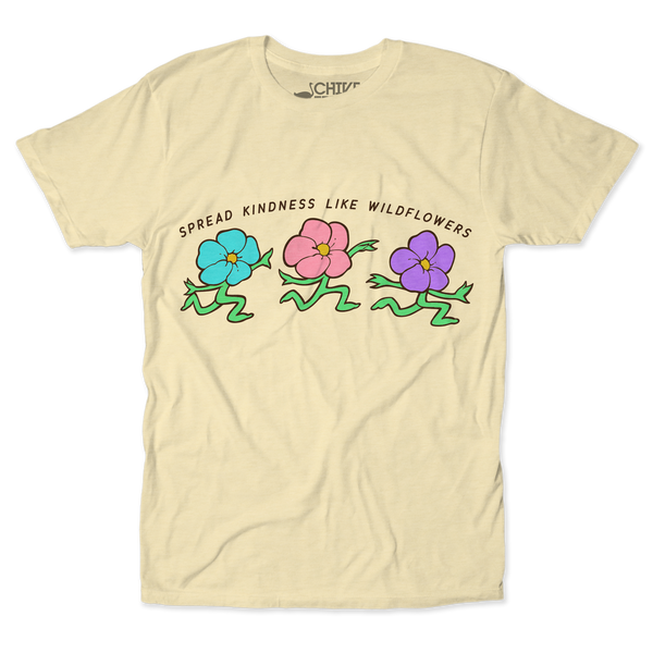 Spread Kindness Like Wildflowers Unisex Tee