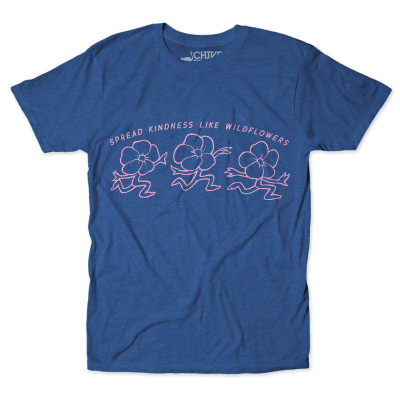 Spread Kindness Like Wildflowers Unisex Tee