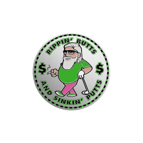 John Daly Rippin Butts And Sinkin Putts Ball Marker