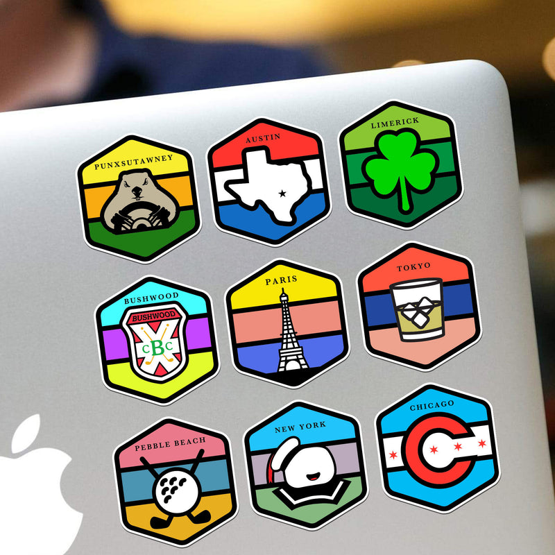 Destination Token Sticker Sheet – The Chivery