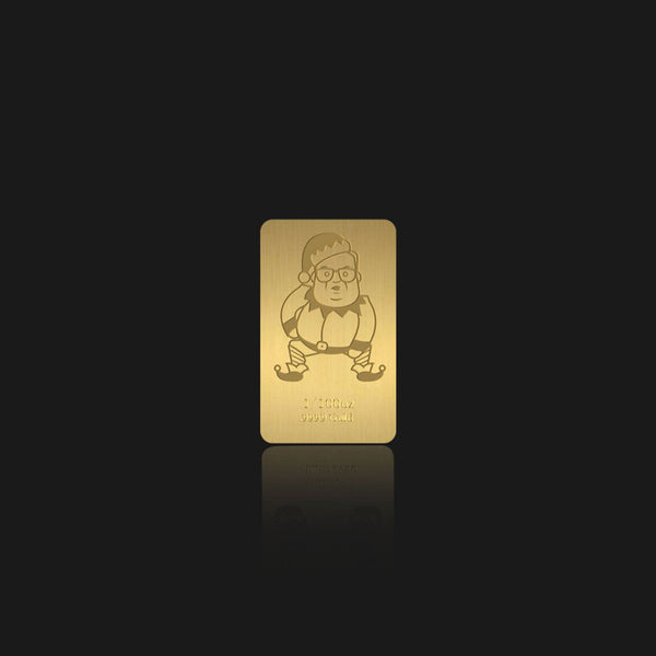 Farley "Elf" 1/100th oz Gold Bar - December