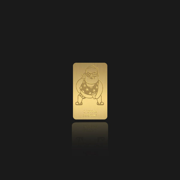 Farley "Mericana" 1/100th oz Gold Bar - July