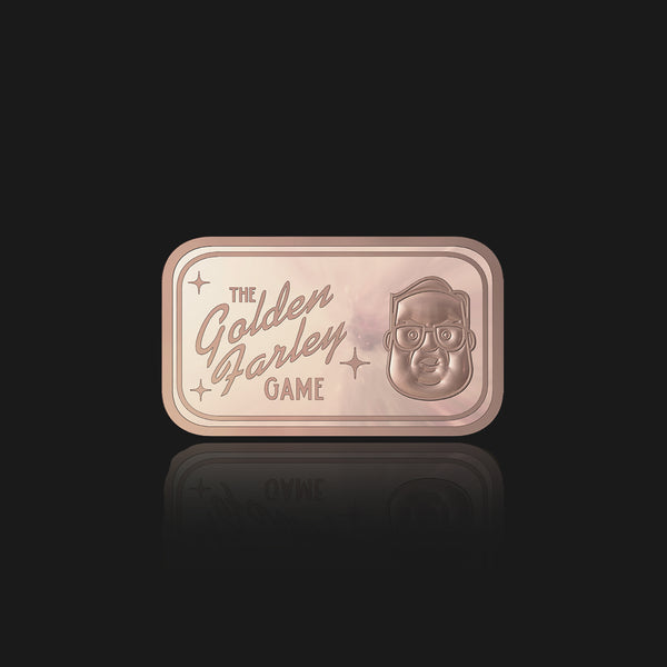 Golden Farley Game 1 oz Copper Bar