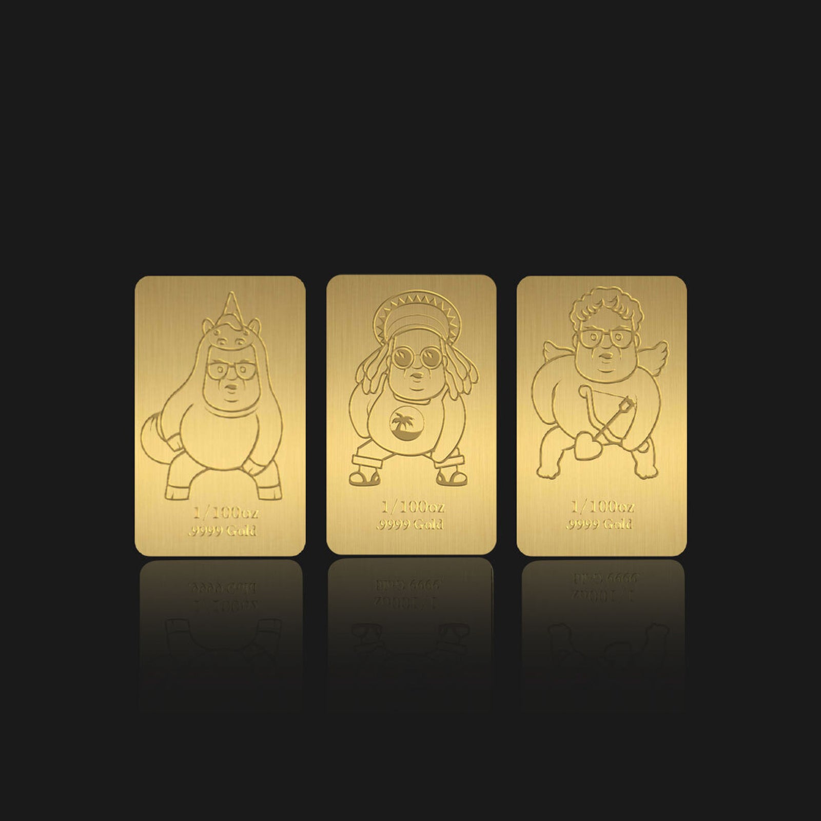 Farley 1/100th oz Gold Bar Feb, Mar, Apr Bundle – The Chivery