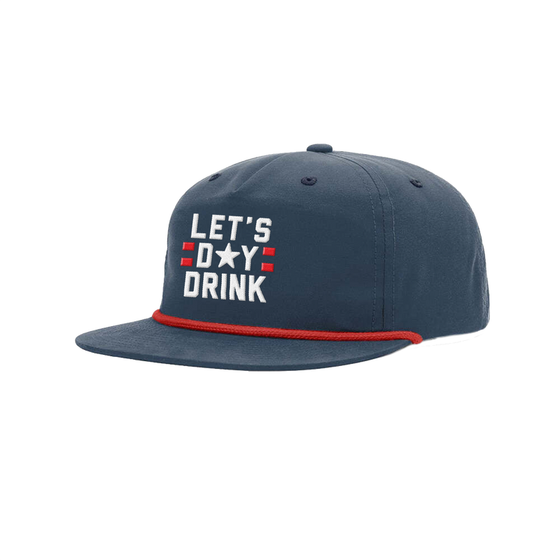 Let's Day Drink Patriotic Rope Hat