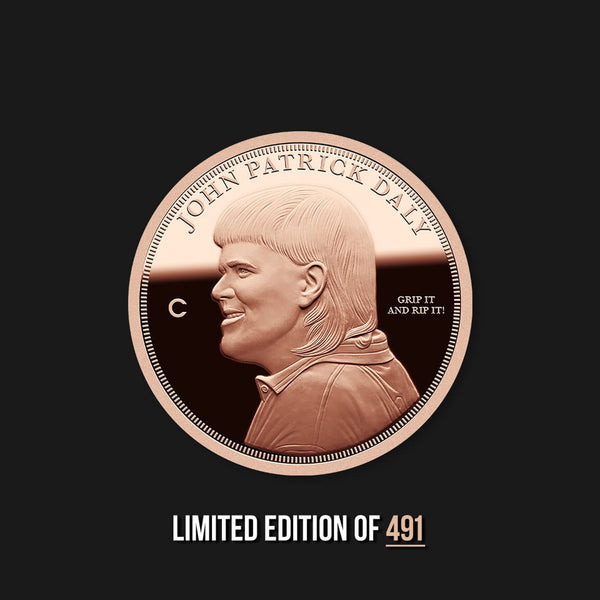 John Daly Copper Coin 1 oz