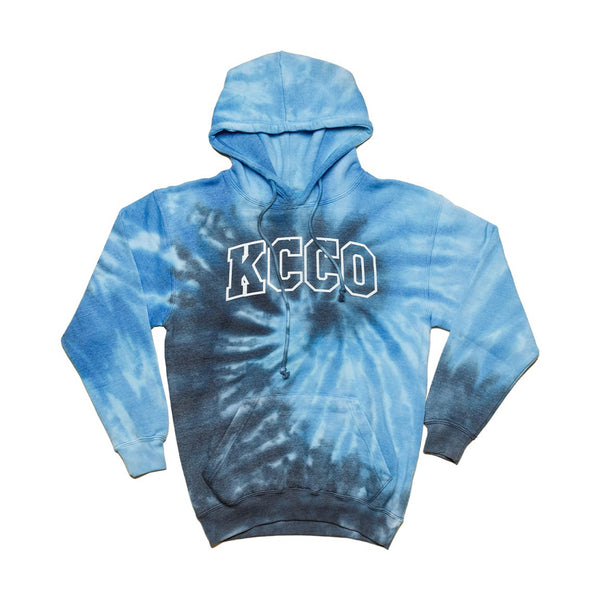 KCCO Collegiate Blue Ocean Tie Dye Hoodie