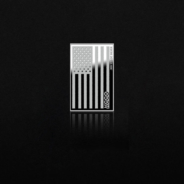 KCCO Flag 1/10th oz Silver Bar