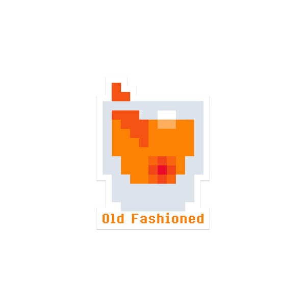 Old Fashioned 8-Bit Sticker