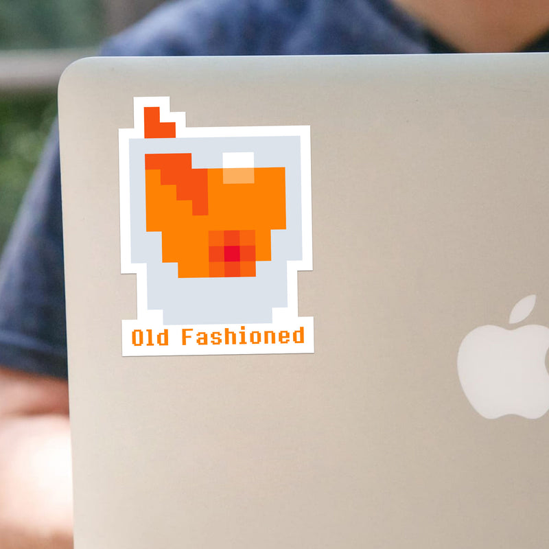 Old Fashioned 8-Bit Sticker