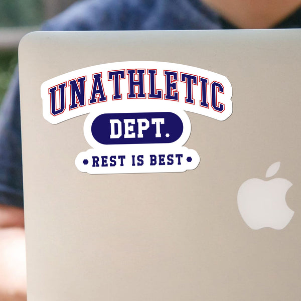 Unathletic Department Sticker