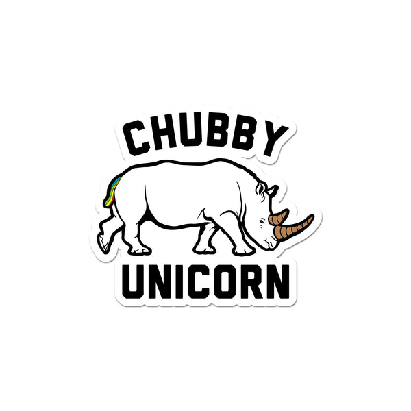 Chubby Unicorn Sticker